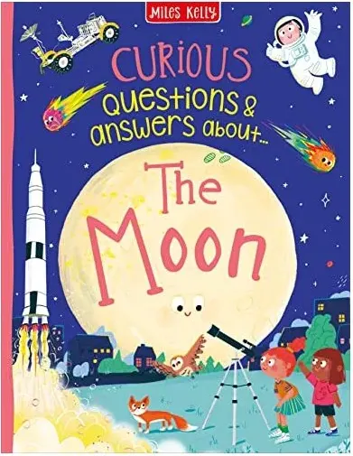 Coperta cărții Curious Questions & Answers about The Moon