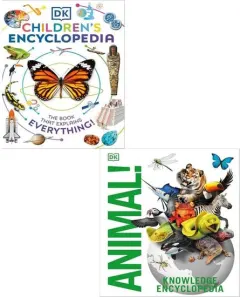 Coperta cărții DK Children's Encyclopedia and Knowledge Encyclopedia Animal: 2 Books