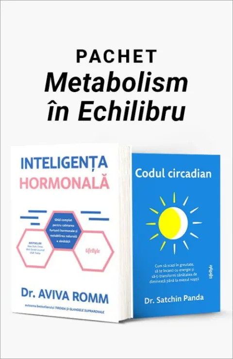 Coperta cărții Pachet Metabolism în Echilibru. Inteligenta hormonală/Codul circadian - Aviva Romm
