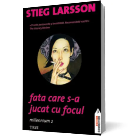 Coperta cărții Fata care s-a jucat cu focul. Millennium 2