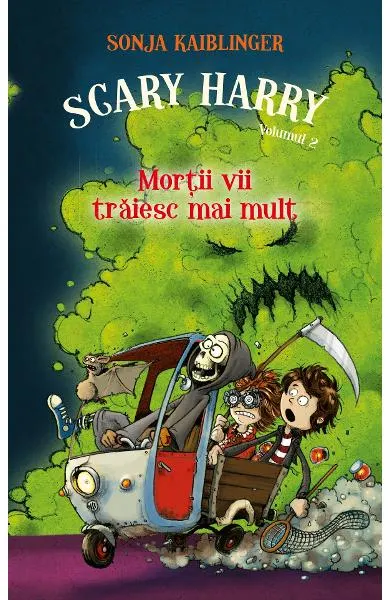 Coperta cărții Mortii vii traiesc mai mult (Scary Harry, vol. 2)