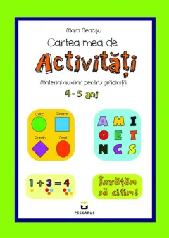 Coperta cărții Cartea mea de activitati 4-5 ani