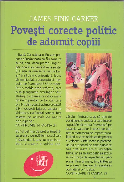 Coperta cărții Povesti corecte politic de adormit copiii ed.ii