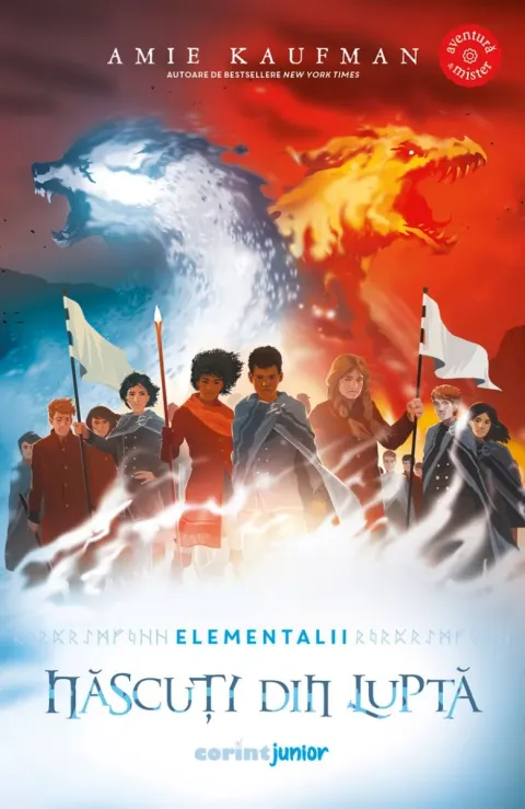 Coperta cărții Născuți din luptă (seria Elementalii, vol. 3)