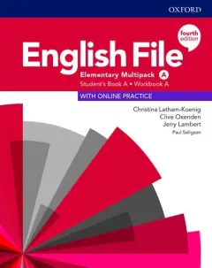 Coperta cărții English File 4E Elementary Student's Book/Workbook Multi-Pack A