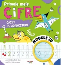 Coperta cărții Primele mele cifre. Caiet cu adancituri