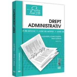Coperta cărții Drept administrativ. Caiet de seminar. Partea a II-a