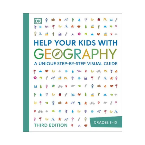 Coperta cărții Help your kids with geography: a unique step-by-step visual guide