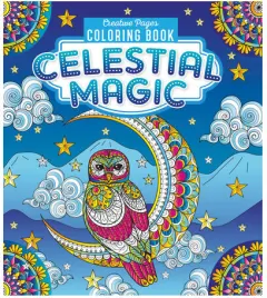 Coperta cărții Celestial Magic Creative Pages Coloring Book
