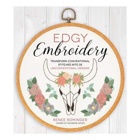 Coperta cărții Edgy embroidery: transform conventional stitches into 25 unconventional designs