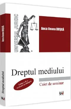 Coperta cărții Dreptul mediului. Caiet de seminar Ed.2