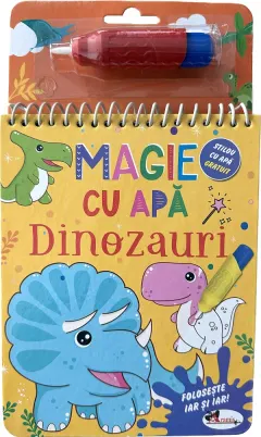 Coperta cărții Magie cu apa. Dinozauri