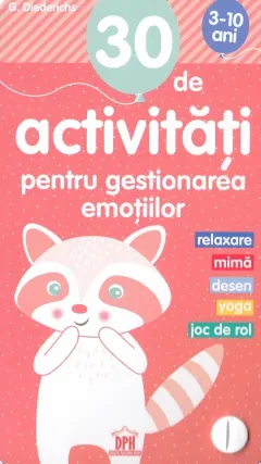 Coperta cărții 30 de activitati pentru gestionarea emotiilor