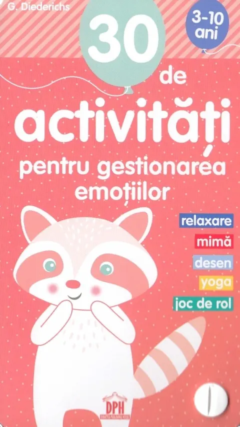Coperta cărții 30 de activitati pentru gestionarea emotiilor