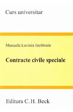 Coperta cărții Contracte civile speciale
