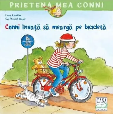 Coperta cărții Conni învață să meargă pe bicicletă