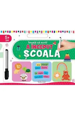 Coperta cărții Invata sa scrii! A inceput scoala