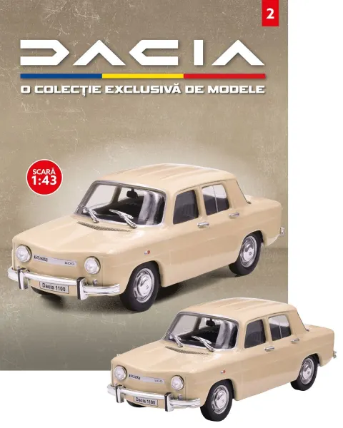 Coperta cărții Numarul 2. Dacia 1100 - 1968