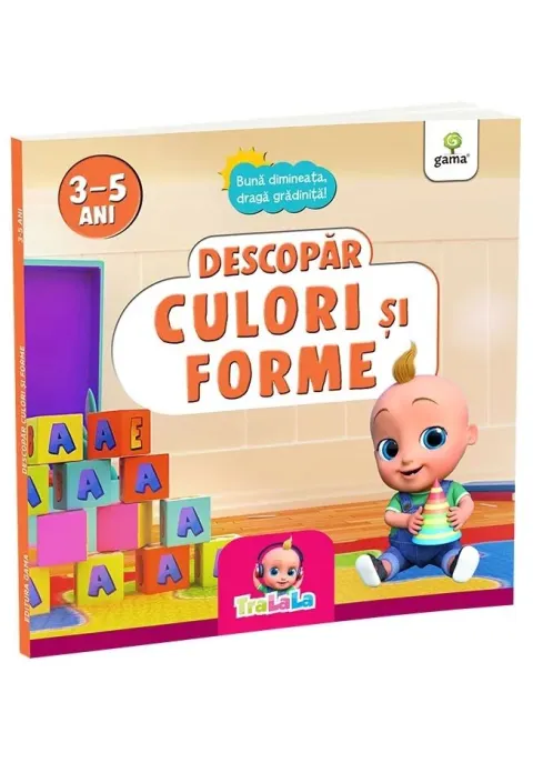 Coperta cărții Descopar culori si forme