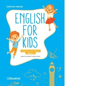 Coperta cărții English for Kids. Caiet de lucru pentru clasa I