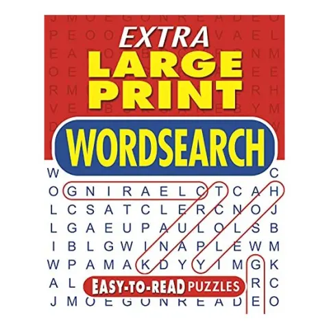 Coperta cărții Extra Large Print Wordsearch
