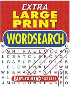 Coperta cărții Extra Large Print Wordsearch