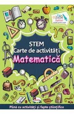 Coperta cărții STEM. Carte de activitati: Matematica