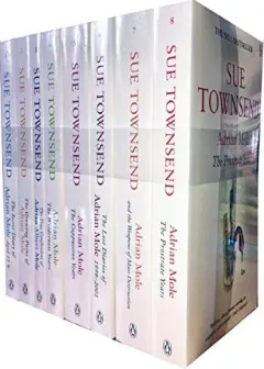 Coperta cărții Sue Townsend Adrian Mole 8 Books Collection Set