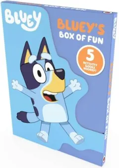 Coperta cărții Bluey's Box Of Fun - 5 Activity titles