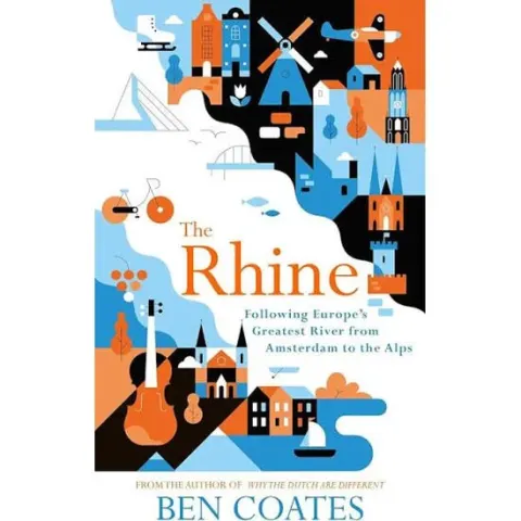 Coperta cărții The Rhine Ben Coates Bicycle Travelogue Europe