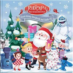 Coperta cărții Rudolph the Red-Nosed Reindeer Read-Along Book and CD