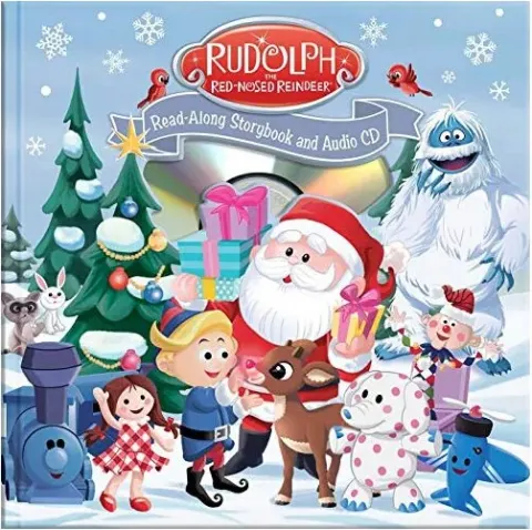 Coperta cărții Rudolph the Red-Nosed Reindeer Read-Along Book and CD