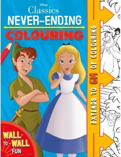 Coperta cărții DISNEY CLASSICS Never-ending Colouring