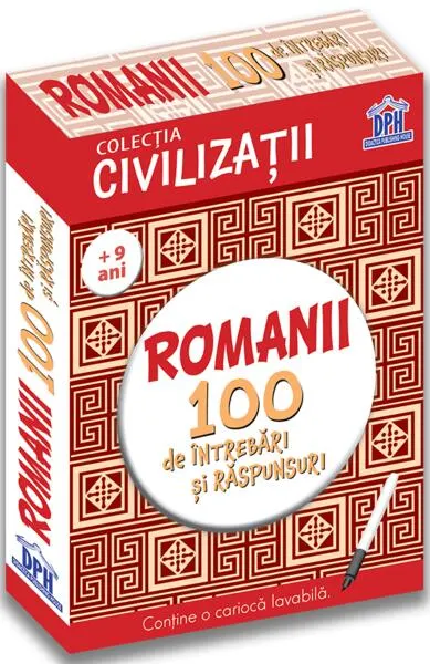Coperta cărții Romanii. 100 de întrebări și răspunsuri