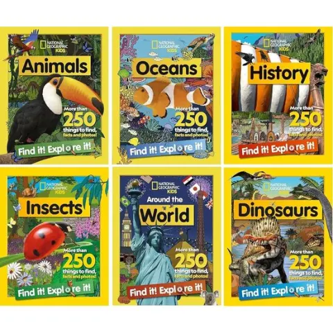 Coperta cărții National Geographic Kids Find it!
