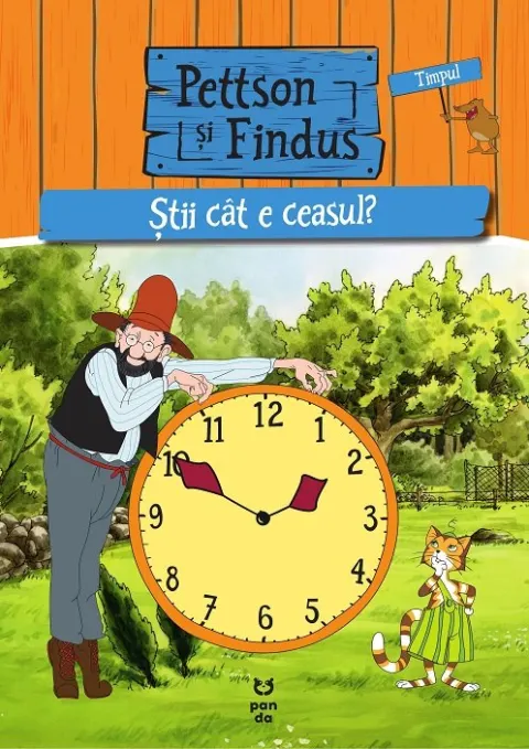 Coperta cărții Pettson și Findus. Știi cât e ceasul? - Edel Verlagsgruppe