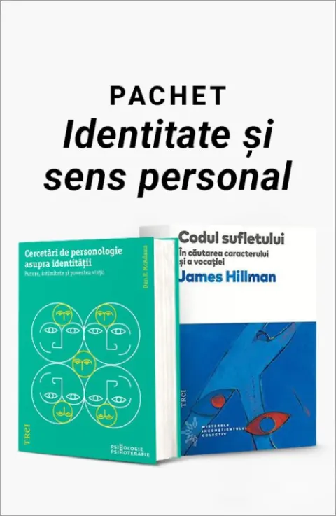 Coperta cărții Pachet Identitate și sens personal. Cercetări de personologie asupra identității/Codul sufletului - Dan P. McAdams