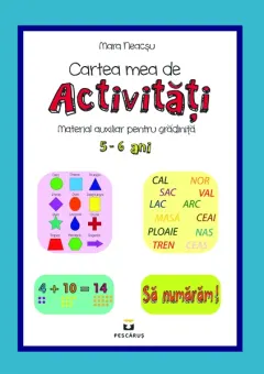 Coperta cărții Cartea mea de activitati 5-6 ani
