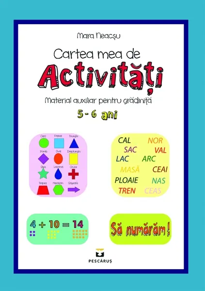 Coperta cărții Cartea mea de activitati 5-6 ani