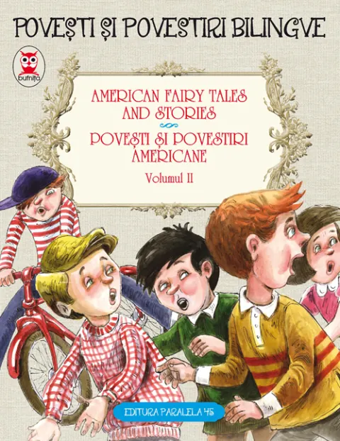 Coperta cărții American fairy tales and stories. Povesti si povestiri americane (vol. 2)
