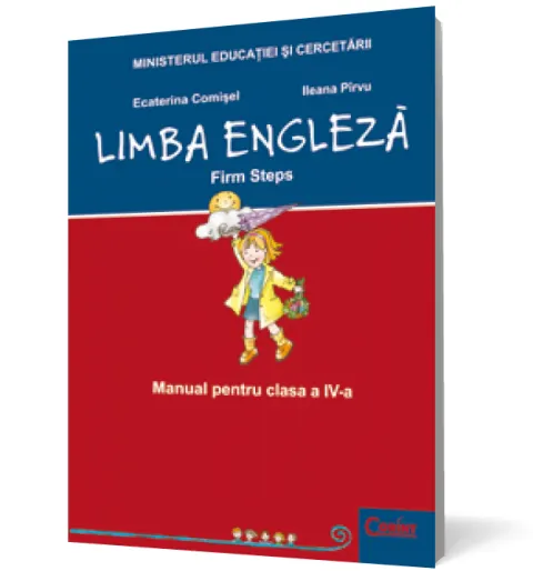 Coperta cărții Limba engleză. Firm steps. Manual pentru clasa a IV-a