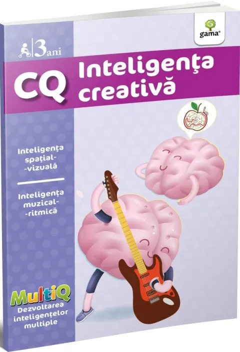 Coperta cărții Inteligenta creativa. CQ. 3 ani