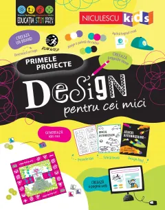 Coperta cărții DESIGN pentru cei mici. Primele proiecte. Educație STEM