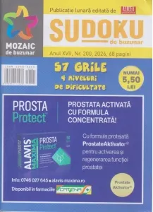 Coperta cărții Sudoku de buzunar. Nr.200/2026