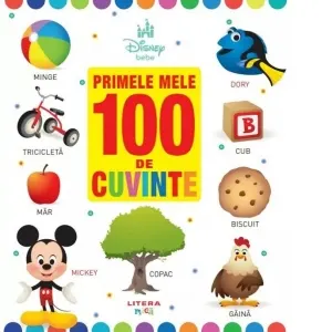 Coperta cărții Disney Bebe. Primele mele 100 de cuvinte