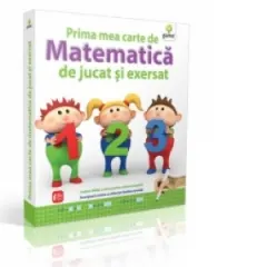 Coperta cărții Prima mea carte de matematica de jucat si exersat