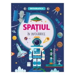 Coperta cărții Spațiul în infografice