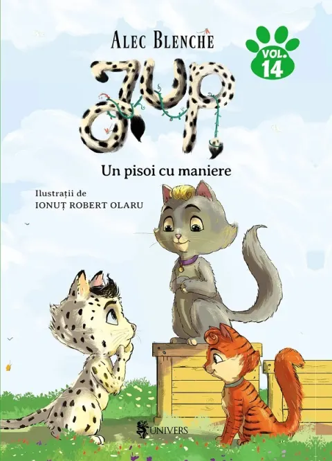 Coperta cărții Jup, un pisoi de soi Vol.14: Un pisoi cu maniere