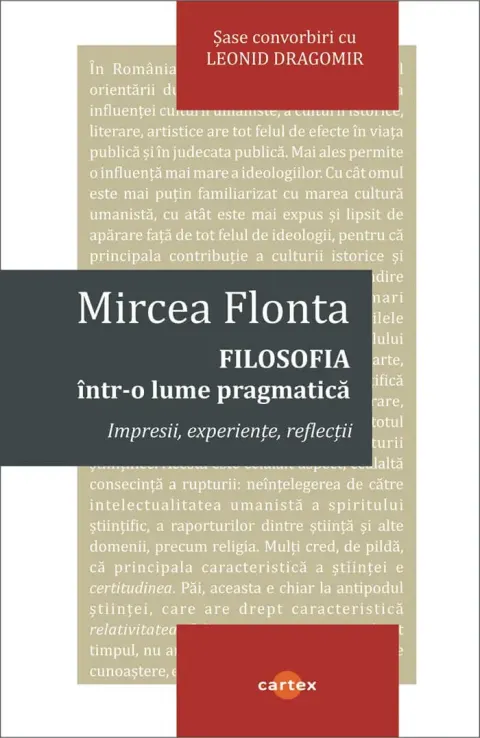 Coperta cărții Filosofia într-o lume pragmatică