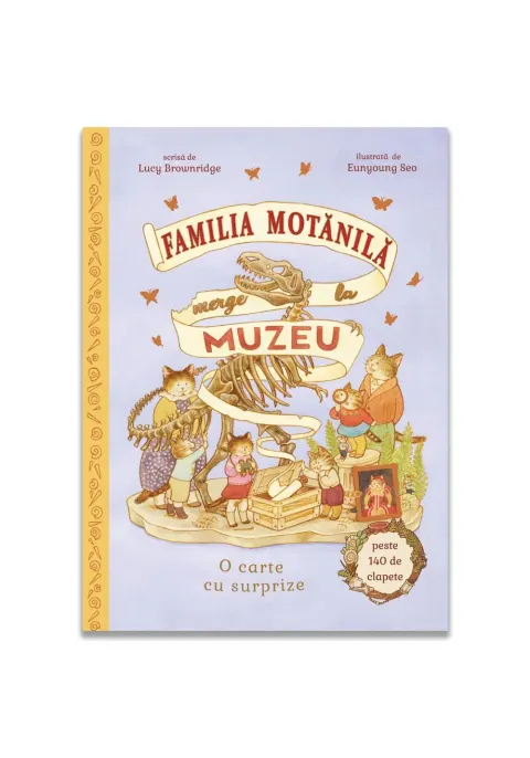 Coperta cărții Familia Motănilă merge la muzeu